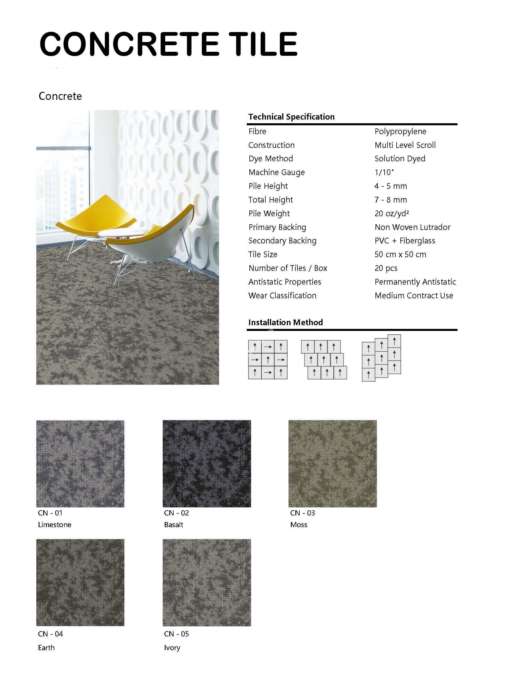 Beyond Carpet - Concrete Tile 2